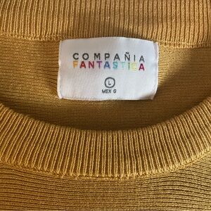 Mustard Fall Cotton Sweater